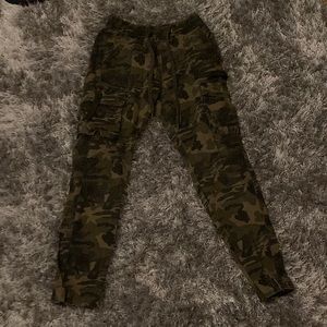 Green Camouflage cargo pants